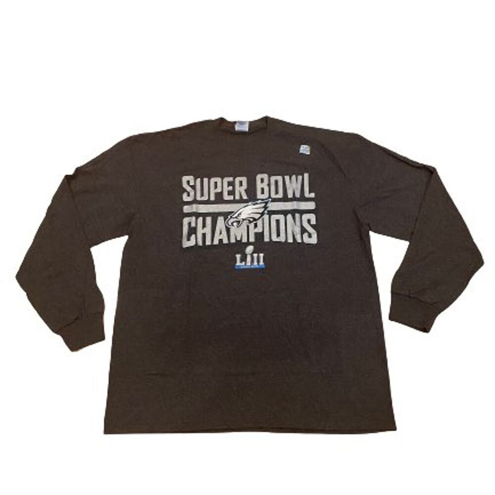 NFL Philadelphia Eagles Men's XL Long Sleeve Super Bowl Graphic T-shirt NWT